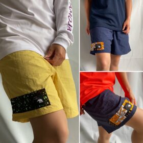 Kitenge water-pants【Yellow／Navy】（数量限定）