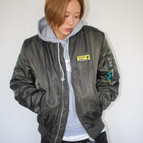 MA-1 JACKET (Khaki/Ice gray)